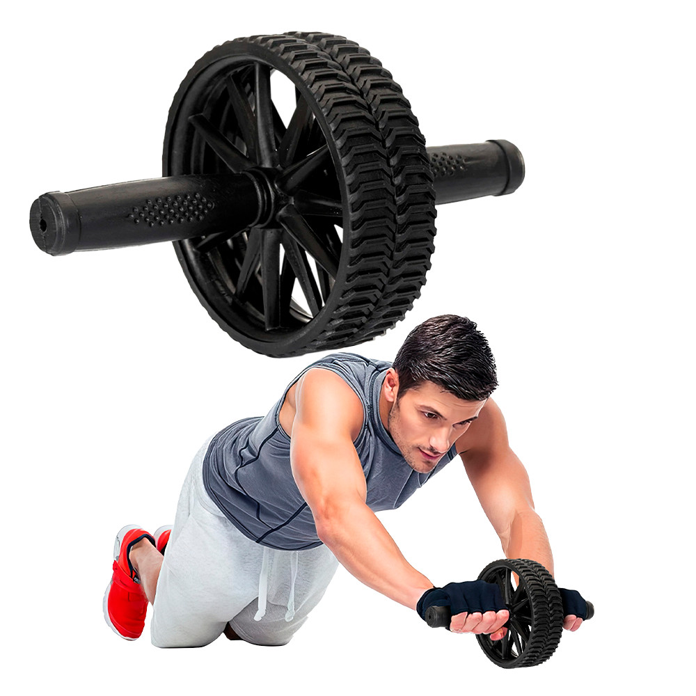 Roda Exercício Abdominal Fitness Rodinha Abdominal Treino Funcional Rolo Ginástica Treinamento Força