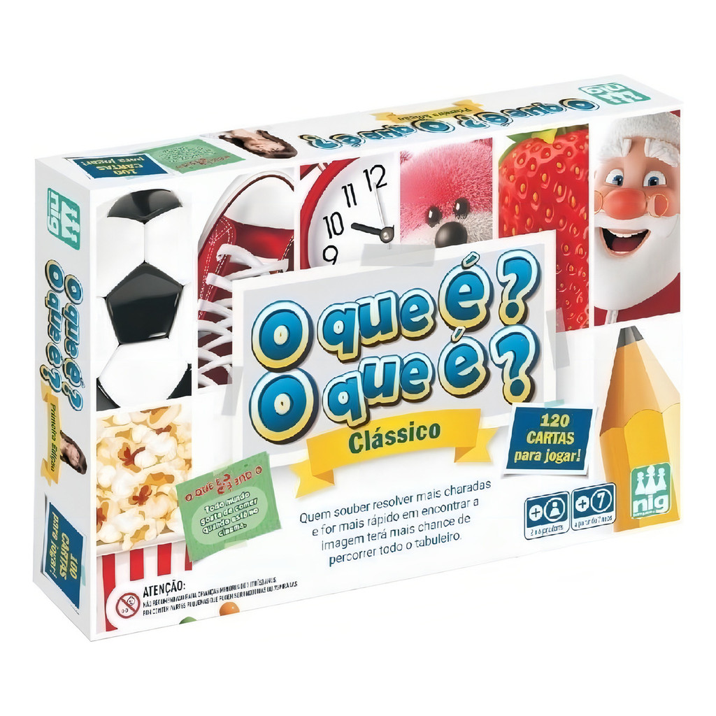 Jogo Charada O Que É? O Que É? Clássico Nig Brinquedos em Oferta na Shopee