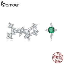 Brincos Bamoer 925 Sterling Sliver virgo Design Joias Presentes Para Mulheres