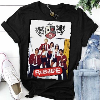 Camiseta RBD Rebelde 100% algodão RBD Blusa Rebelde ref 02 novo