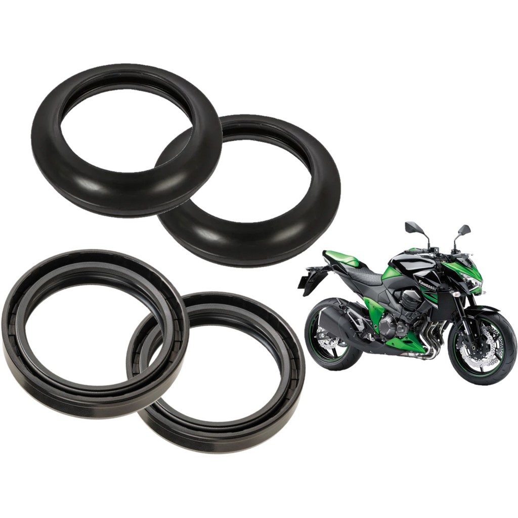 PAR RETENTOR + GUARDA PÓ BENGALA KAWASAKI Z800 Z-800 Z800 2013 2014 2015 2016 2017