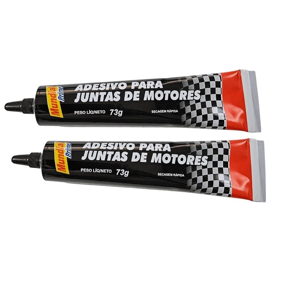 Kit 2 Cola Para Juntas Motores Secagem Rápida Alta Performance Uso Automotivo Temperatura Até 300 °C
