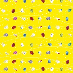 100 Sacos Express P/OVO DE PÁSCOA COELHOS AMARELO Ovo Páscoa 100g a 150g - 24X24 cm INOVE