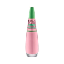 Base Impala Revita Nail Revitalizante com Fibras Rosa Sweet 7,5ml