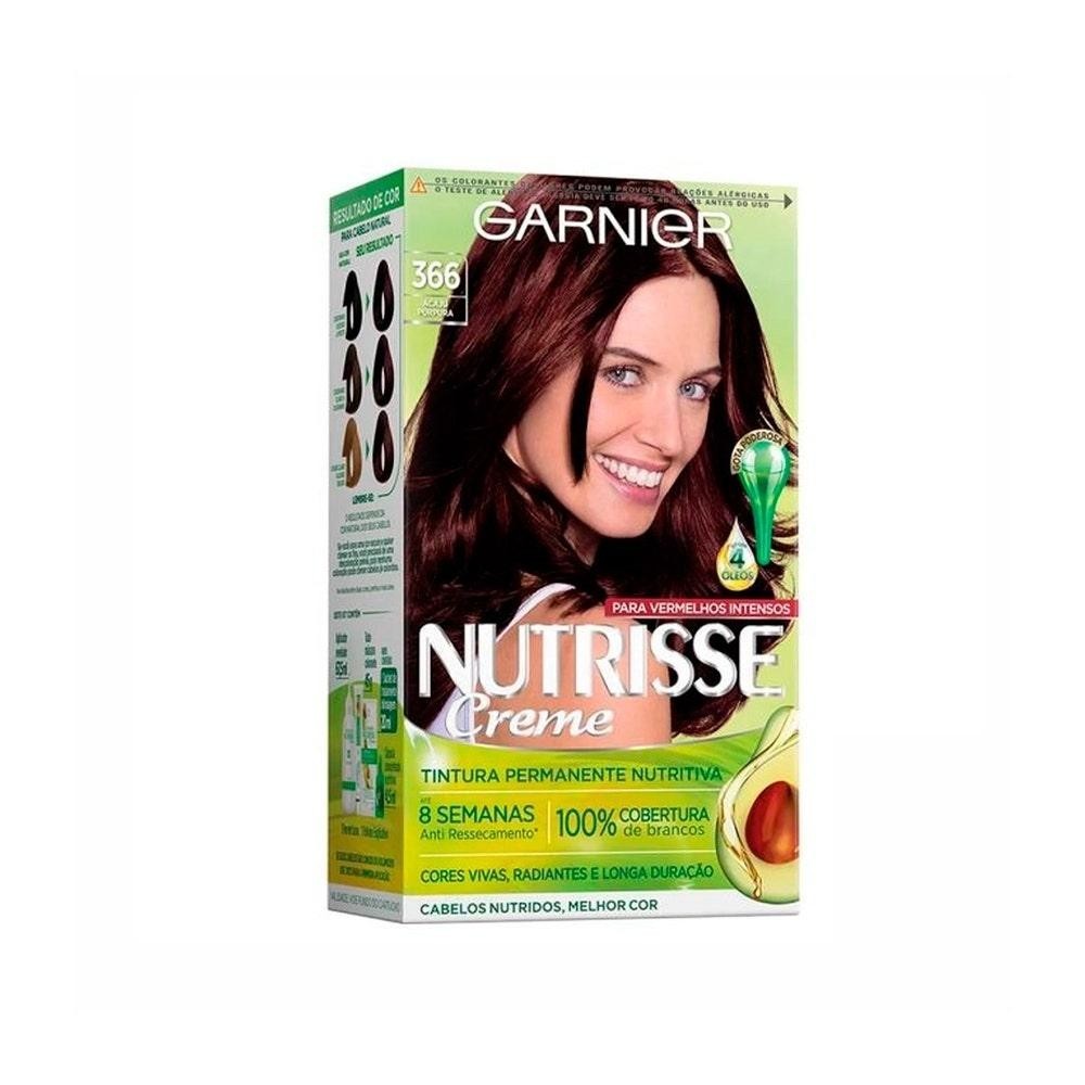 Tintura Nutrisse 366 Castanho Escuro Avermelhado Intenso em Oferta na Shopee