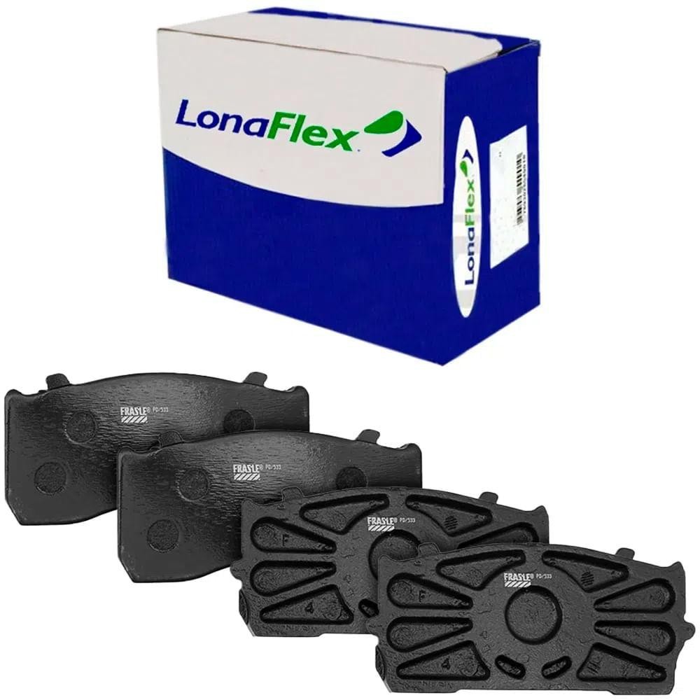 Kit Pastilha Freio Mercedes Benz Accelo OM 924 2012 a 2021 Dianteira Traseira Knorr Frasle P533 em Oferta na Shopee