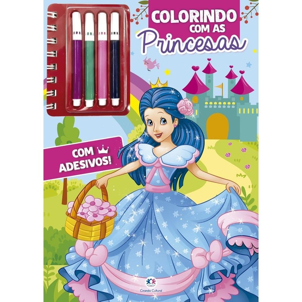 Livro Colorindo com as princesas