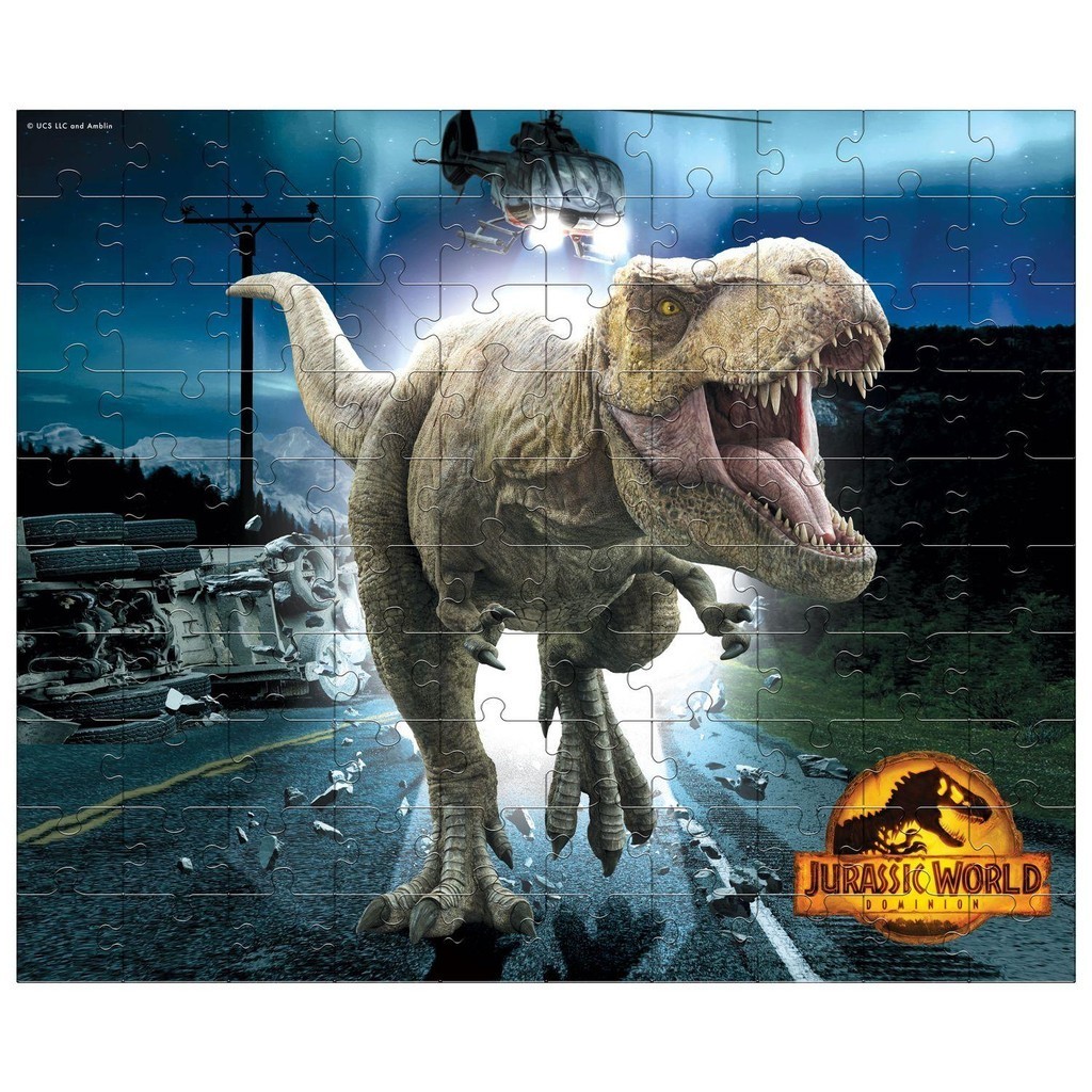 Quebra-Cabeça Jurassic World T.Rex 100 Peças - Mimo - Mom & Baby