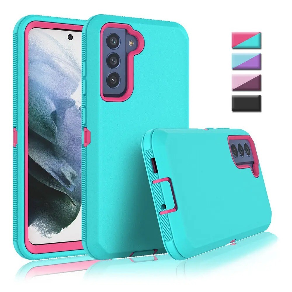 Capa De Telefone 3 Em 1 Com Armadura De Luxo Para Samsung Galaxy S20 S21 S22 S23 S24 Ultra S25 Plus Note20 Note10 S20FE em Oferta na Shopee