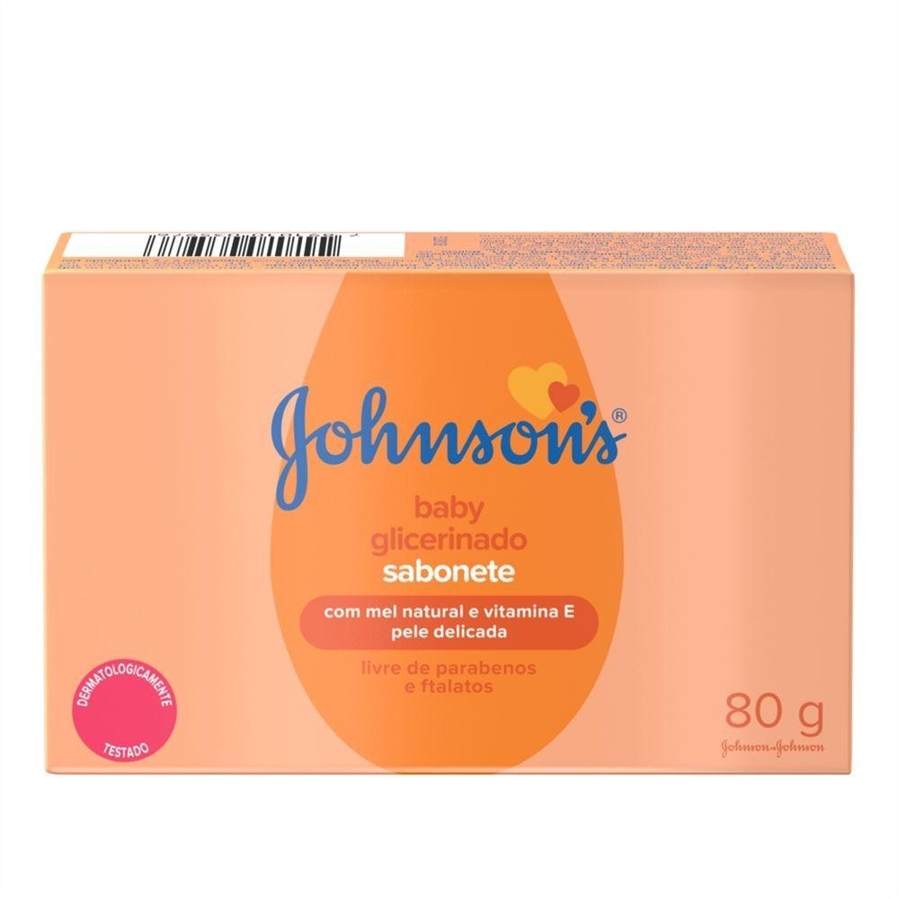 Sabonete Barra Johnson's Glicerinado 80g em Oferta na Shopee