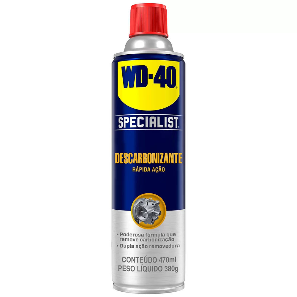 Descarbonizante de Peças e Motores Specialist WD-40 Spray 470ml