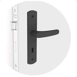 Fechadura Ipanema Completa Porta Interna Quarto Preta Maquina 40 Anti Ferrugem Soprano ESP27 (40X53) em Oferta na Shopee