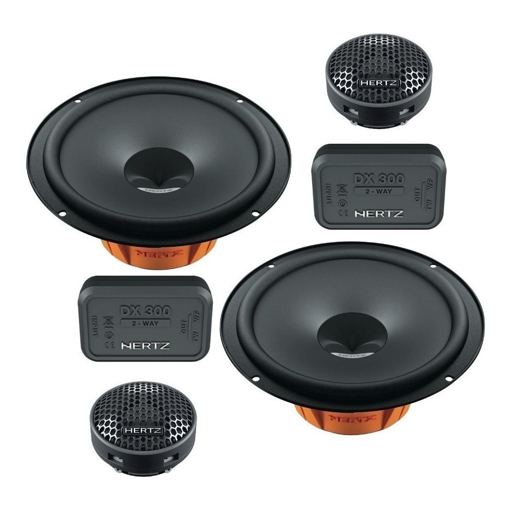 Kit 2 Vias 6  Hertz DSK 165.3 - 160 Watts Rms em Oferta na Shopee