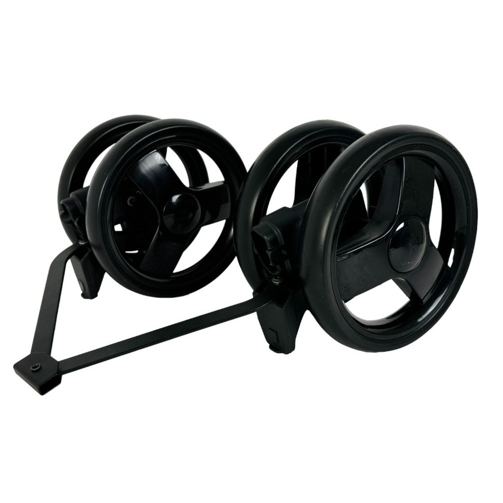 CONJUNTO DE RODA PRETA TRASEIRA PARA CARRINHO LITEWAY DA CHICCO
