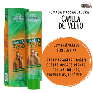 CANELA DE VELHO pomada para massagem 150g Rhenuks em Oferta na Shopee