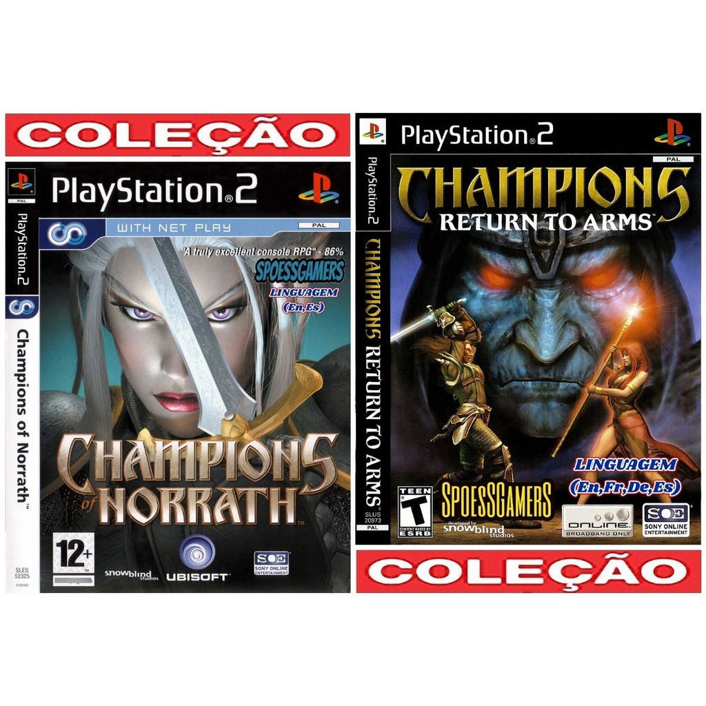 Champions Coleção Ps2 Patch Compre Já