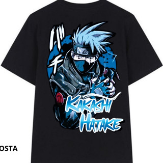 Camiseta do Naruto Kakashi Anime Camisa oversizerd de Algodão Infantil menino menina e Juvenil Adulto em Oferta na Shopee