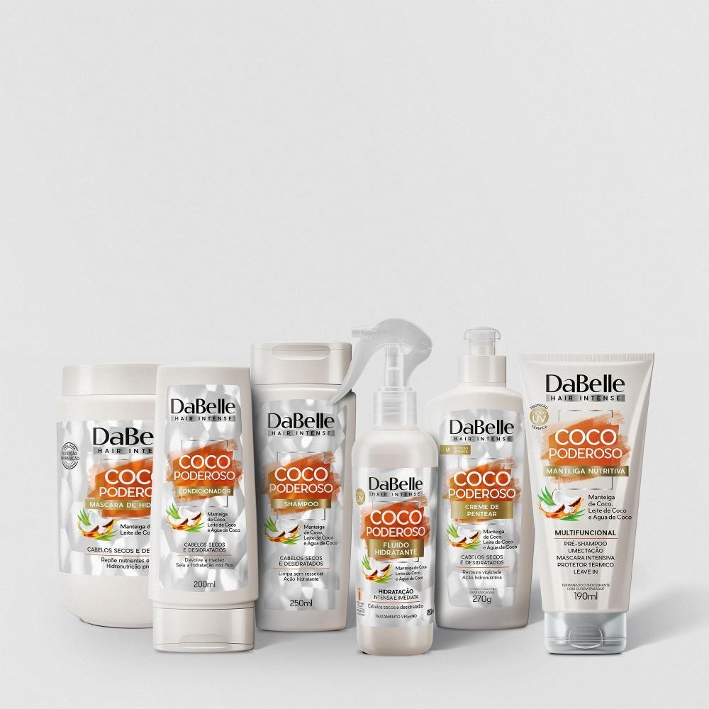 Kit DaBelle Hair Intense Coco Poderoso Full 800g (6 produtos) - Beauty