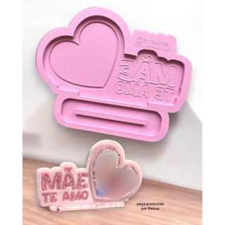 Molde porta retrato Mãe te Amo em Oferta na Shopee