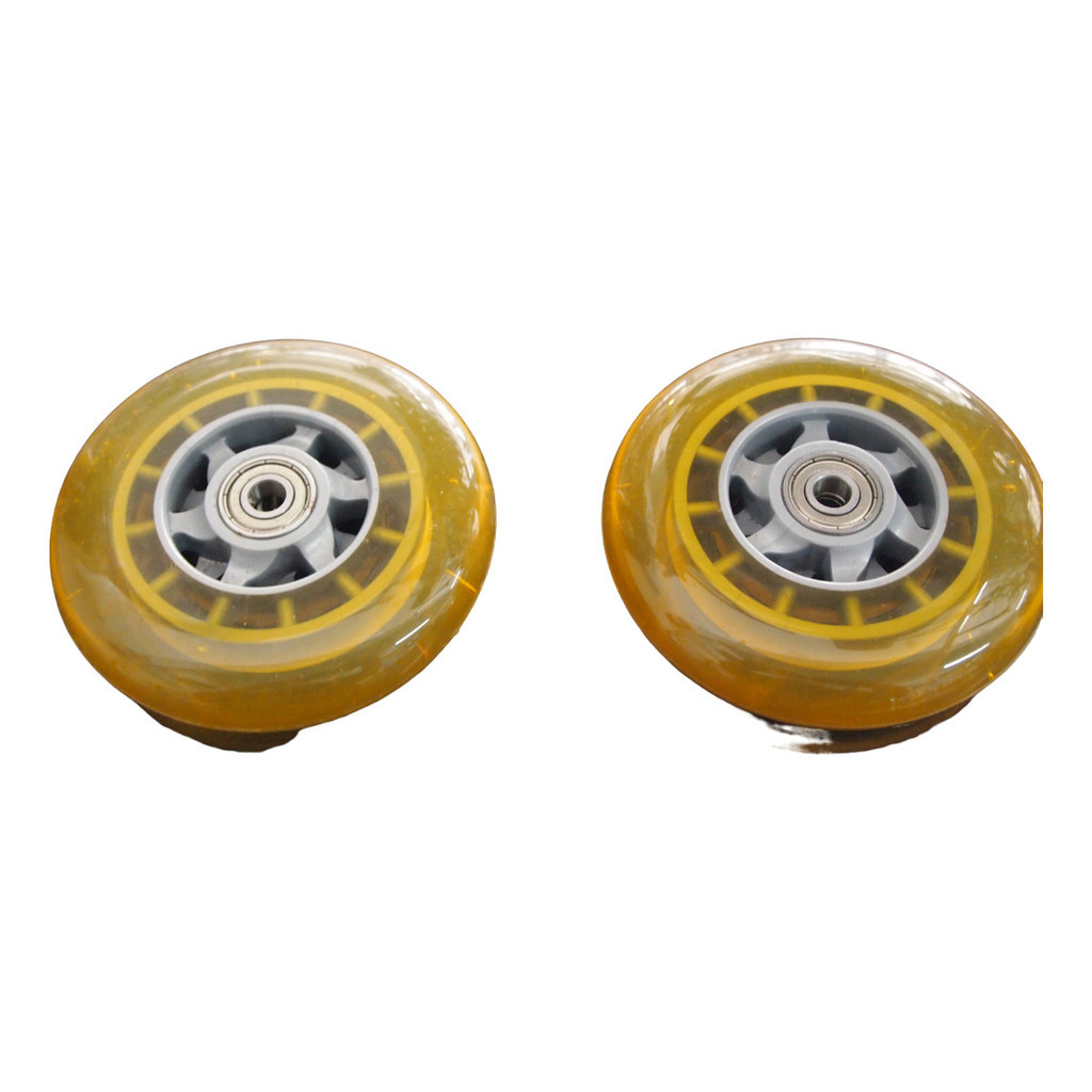 1 Par De Rodas Rodinha Em Gel Para Patinete  - 100mm - Abec5