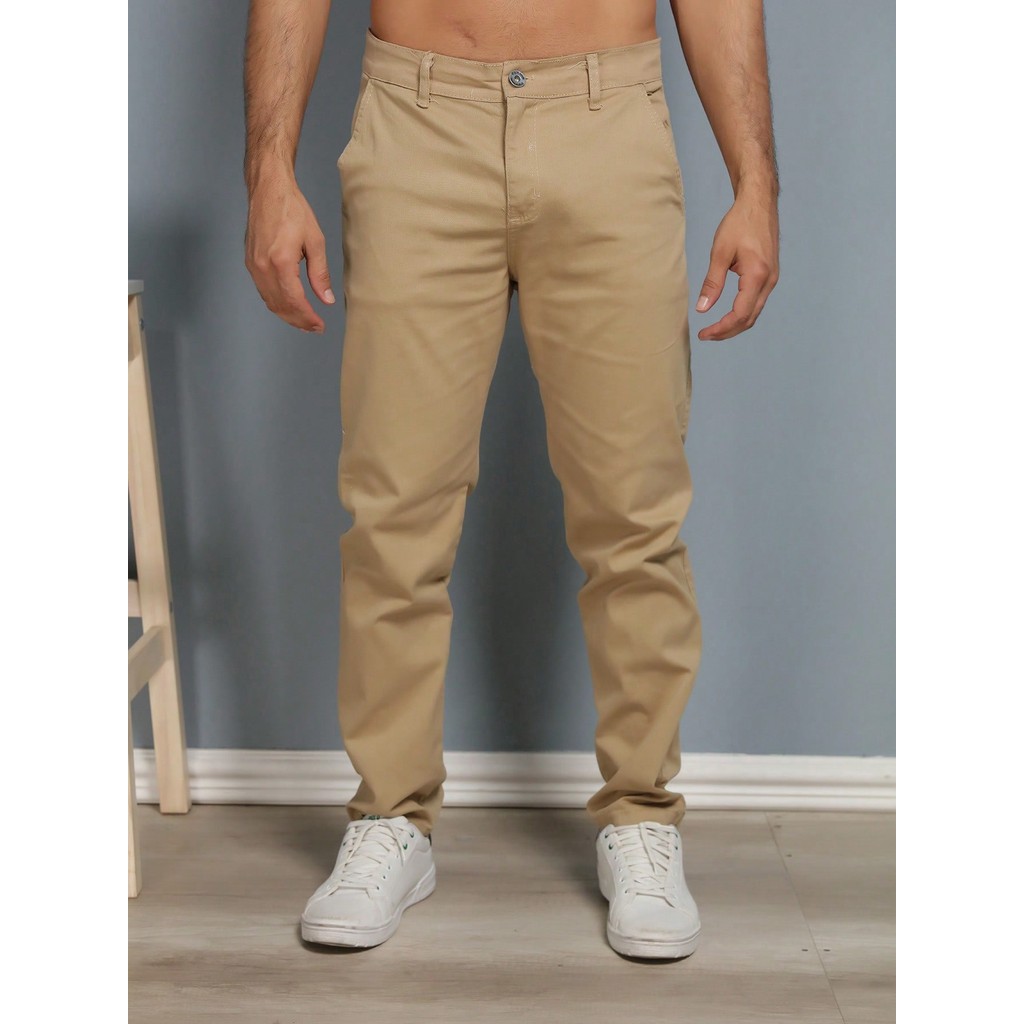 Calças Sarja Masculina Alfaiataria Esporte Fino Bolso Faca Bolso Embutido qualidade