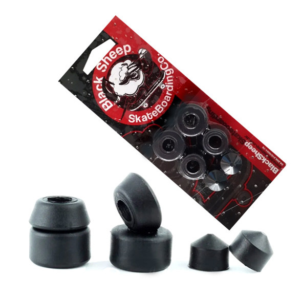 Jogo de Amortecedor e Chupeta Para Trucks Skate Black Sheep
