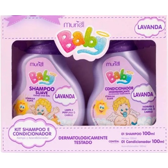 Kit Baby Shampoo e Condicionador Lavanda 100ml - Muriel