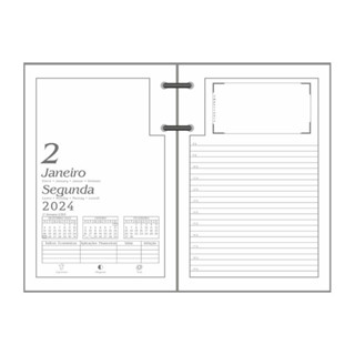 Refil agenda de mesa 2024 Redoma