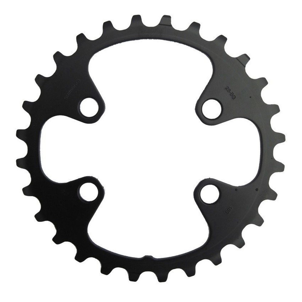 Coroa Engrenagem Shimano Deore M6000 28 Dentes 10v Bcd 64mm