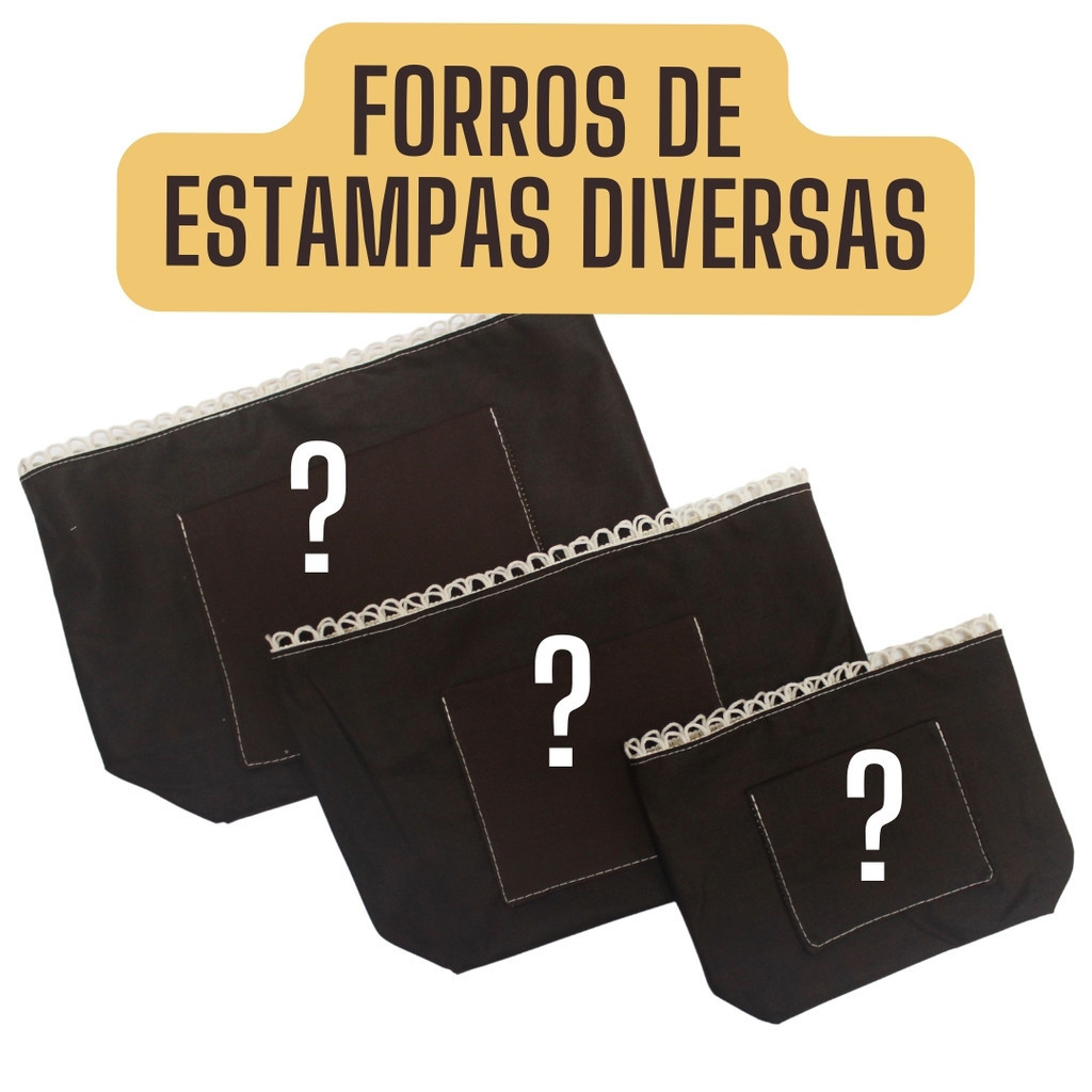 Combo de Forros de Bolsa de Estampas Diversas