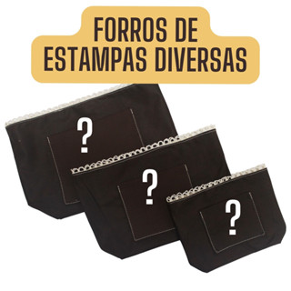 Combo de Forros de Bolsa de Estampas Diversas em Oferta na Shopee