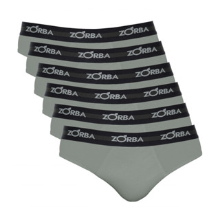 Kit 6 Cuecas Zorba Slip Max Algodão 764