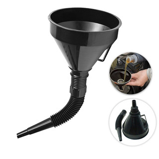 Funil Flexível com Peneira Filtro para Óleo Gasolina e Água - Bico Sanfonado