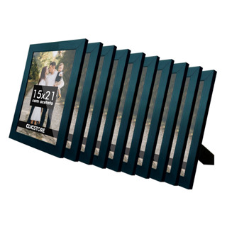 Kit 10 Porta Retrato 15x21 A5 Acetato Fotos Moldura Aparador Decoração Quadro em Oferta na Shopee