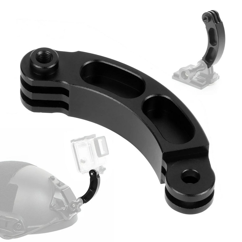 Extensor Curvo em Alumínio para Câmeras GoPro e Similares
