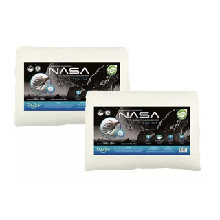 Kit 2 Travesseiros Nasa X Alto Viscoelástico Antiácaro Duoflex