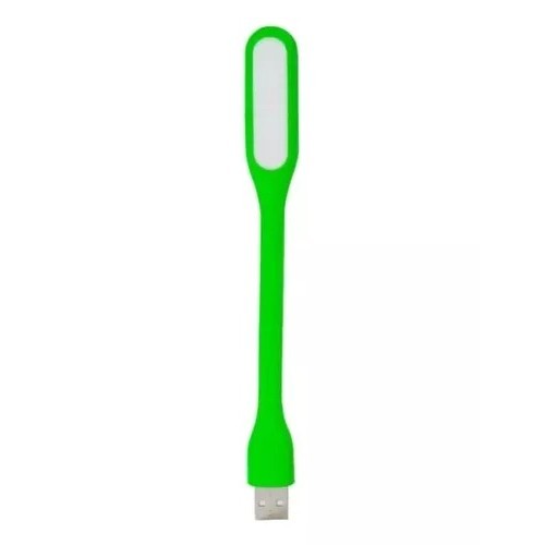 Kit 5 Mini Luminária Led De Usb Verde