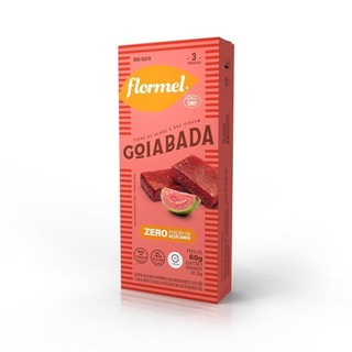 Tablete De Goiabada, Sem Glúten,Zero Açúcar - Caixa Com 3 Unidades De 20G Cada em Oferta na Shopee