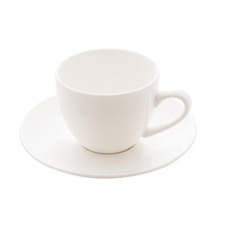 Xícara de Café com Pires Lyor Clean de Porcelana 100ml