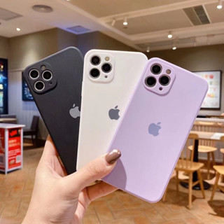 Estojo Telefônico De silicone Líquido De Borda Reta Amortecedora Adequado Para iPhone 15 14 13 12 11 Pro Max