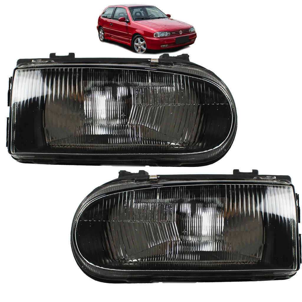 PAR Farol Gol 1995 1996 1997 1998 1999 G2 Máscara Negra Policarbonato