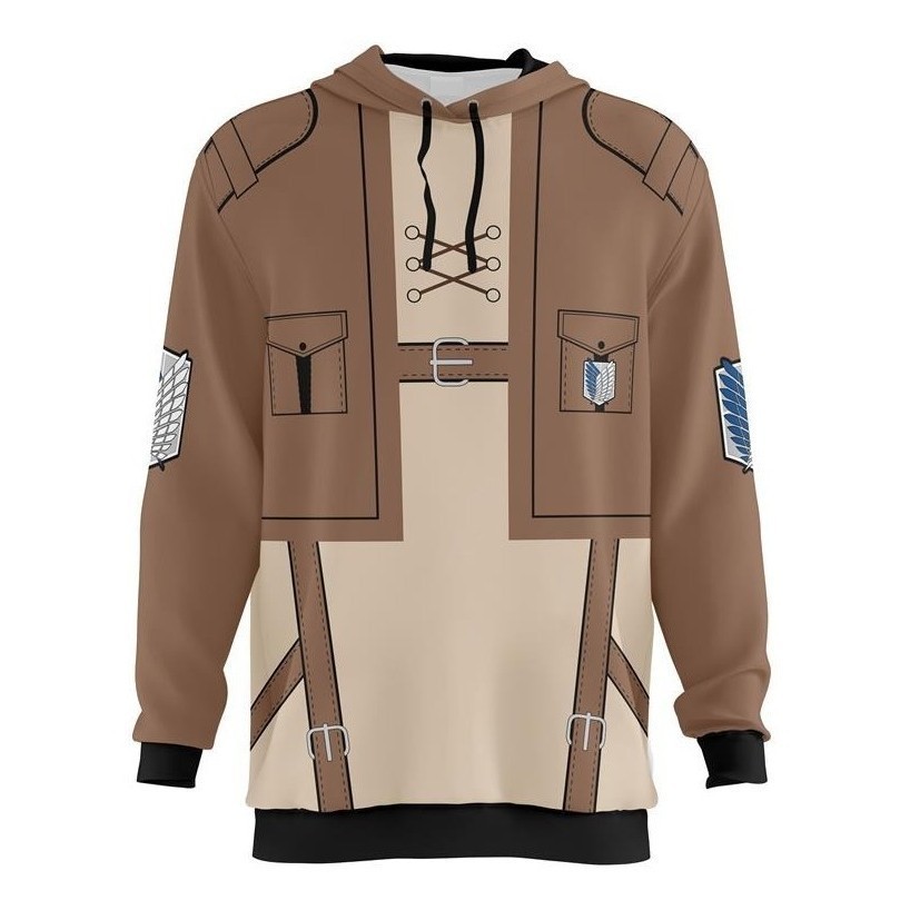 Blusa Moletom Sublimada Attack On Titan Jaqueta Exploração