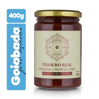 Goiabada Cremosa Zero Açúcar 400g Tesouro Real sabor máximo em Oferta na Shopee