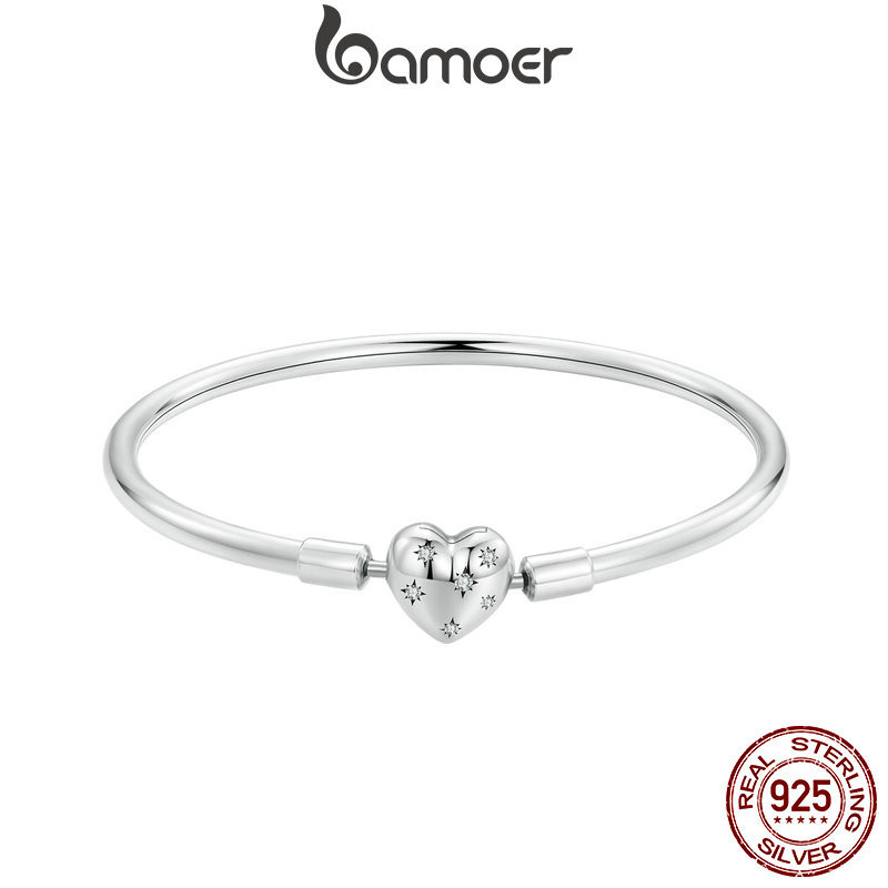 Pulseira Bamoer 925 Sterling Sliver Starry Jewelry 17 19cm Presentes Para Mulheres em Oferta na Shopee