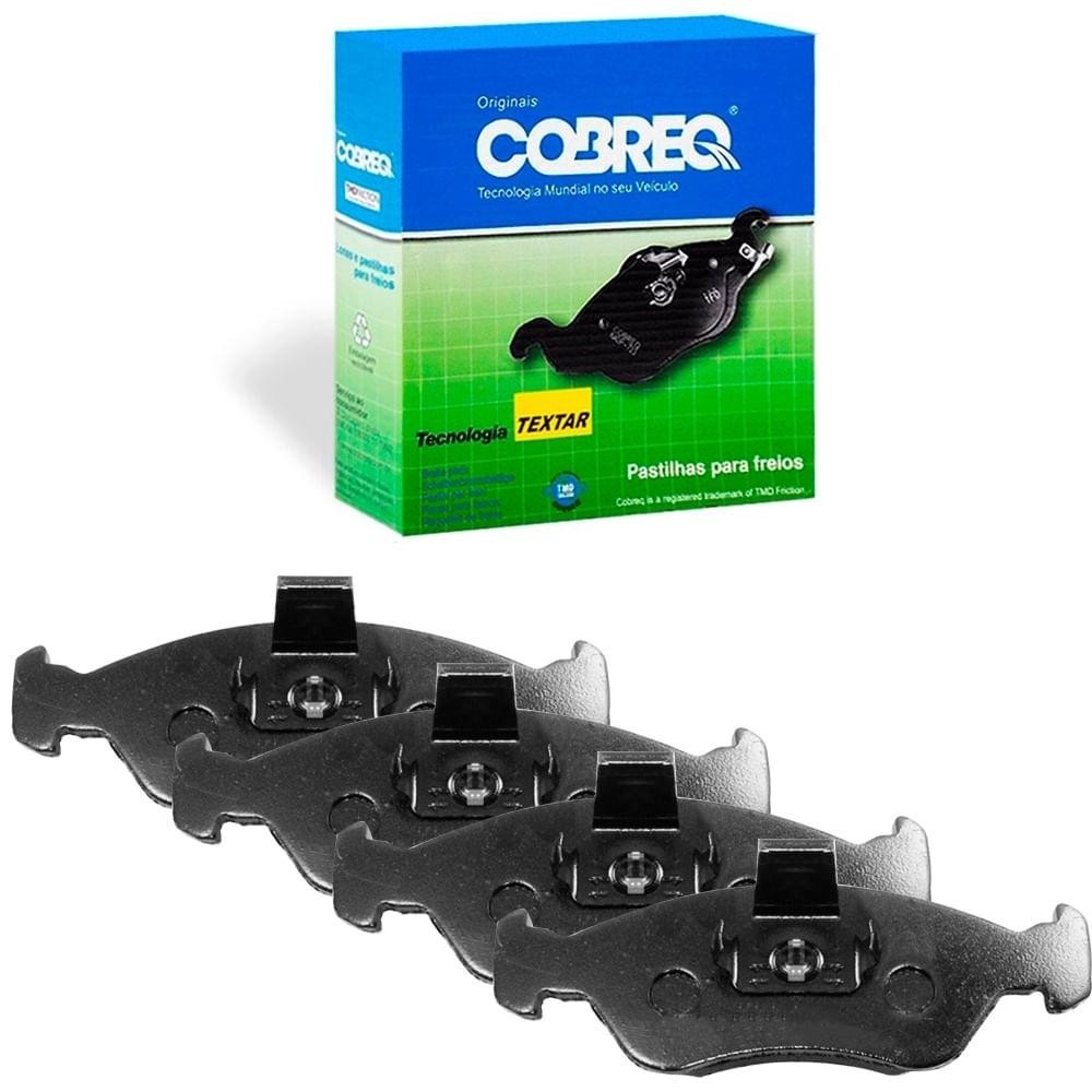 Kit Pastilha Freio Omega 95 A 98 Dianteira Teves Cobreq