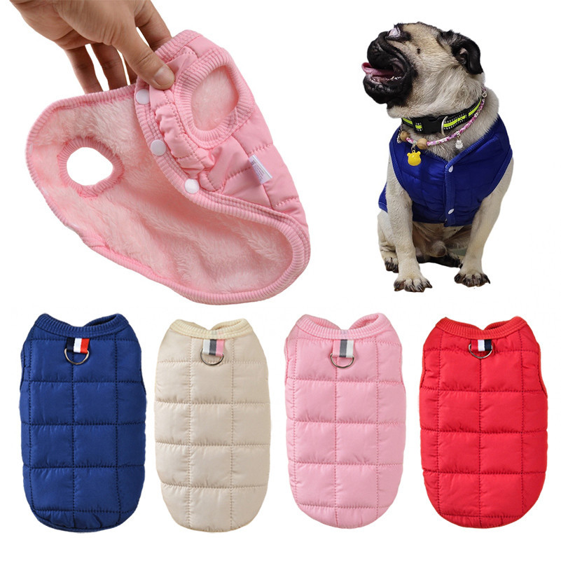 Roupas Para Cães Pequenos Casaco De Velo Macio Animais De Estimação Chihuahua Colete Pug Outfit Yorkie