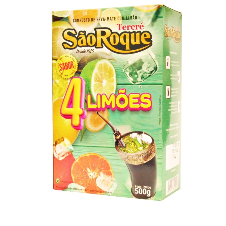 Terere Erva Mate 4 Limões 500g - Santa Maria