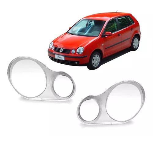 Lente Farol Polo Hatch Sedan 2003 2004 2005 2006