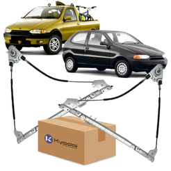 Par Máquina Vidro Manual Palio 2 Portas 1996 a 2017