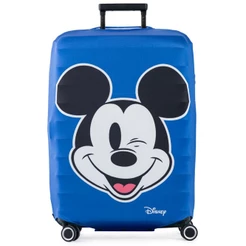 Capa para Mala Big Face Mickey Grande Azul